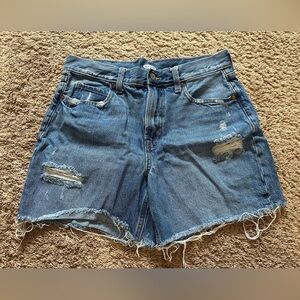 Old Navy Distressed Blue Denim Shorts G-14